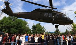 Eskişehir Semalarında T70 Helikopteri Selamlama Uçuşu