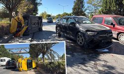 Eskişehir’de ticari taksi ile SUV çarpıştı: 2 sürücü yaralandı