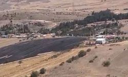 Eskişehir’de yangın korkuttu! Helikopterle havadan takip edildi