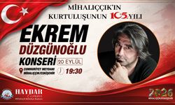 Mihalıççık’ta kurtuluşun 105. yılı Ekrem Düzgünoğlu konseriyle kutlanacak