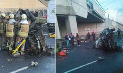 Ankara-Eskişehir yolunda otomobil alev aldı: 1 ölü