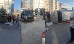 Eskişehir’de otomobille çarpışan minibüs yan yattı: 5 yaralı