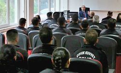 Tolga Yılmaz, çevik kuvvet personeliyle çalışmaları değerlendirdi