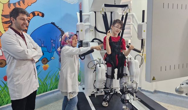 Eskişehir'de Çocuk Hastalar İçin Robotik Rehabilitasyon Dönemi Başladı
