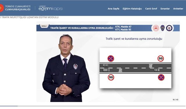 Anadolu Üniversitesi ve EGM’den trafik müfettişlerine yeni eğitim