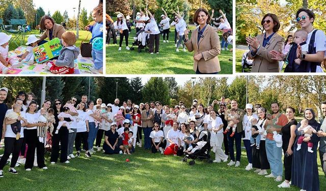 Ayşe Ünlüce annelerle Kentpark’ta buluştu: “Parklarımız herkese açık”