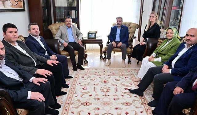 Erdinç Yılmaz, Ayşen Gürcan ve Gürhan Albayrak’tan Mustafa Destici’ye ziyaret
