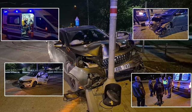 Eskişehir’de kavşakta kaza: Yaralı ambulansa binmek istemedi
