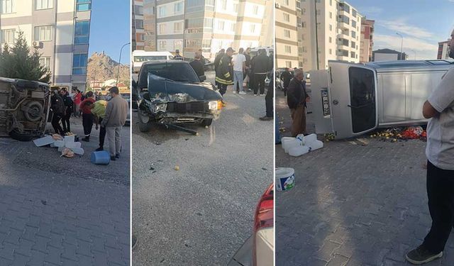 Eskişehir’de otomobille çarpışan minibüs yan yattı: 5 yaralı