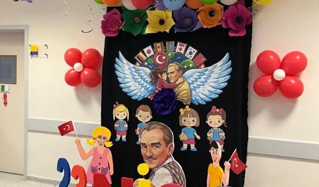 Hastanede 23 Nisan Coşkusu Yaşandı