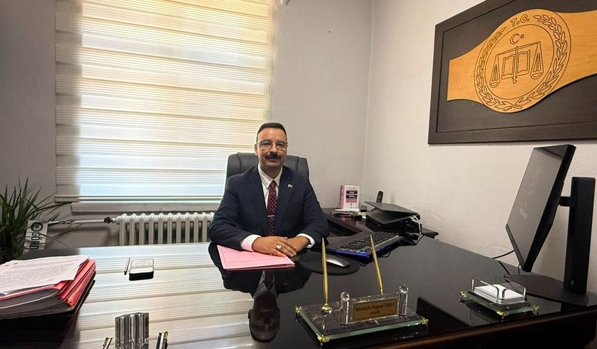 Eskişehir Mezunu Hâkim Mustafa Doğan Fırat Yeni Görevine Başladı