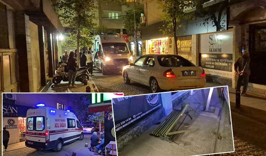 Eskişehir’de otomobil bankta oturan 2 çocuğa çarptı