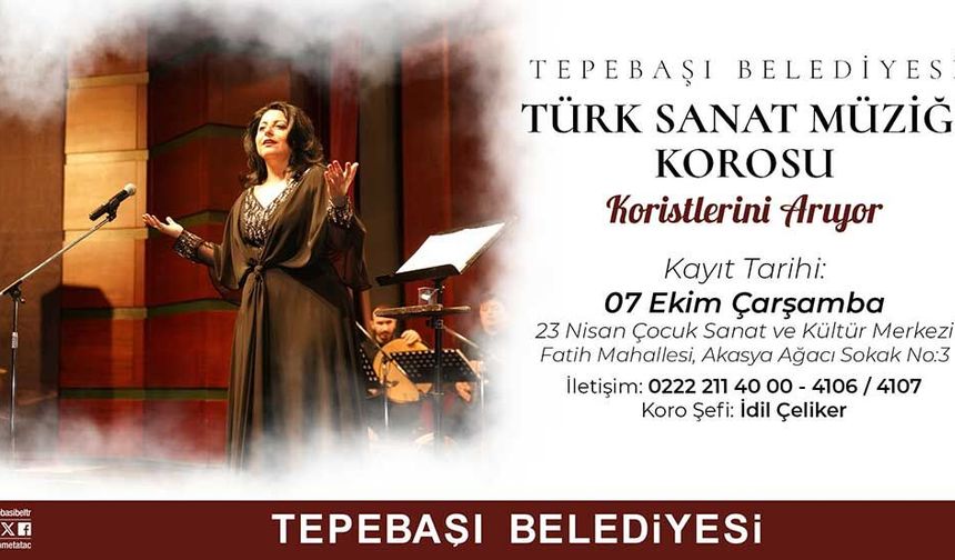 Tepebaşı Belediyesi’nde koro ve halk dansları kayıtları başladı