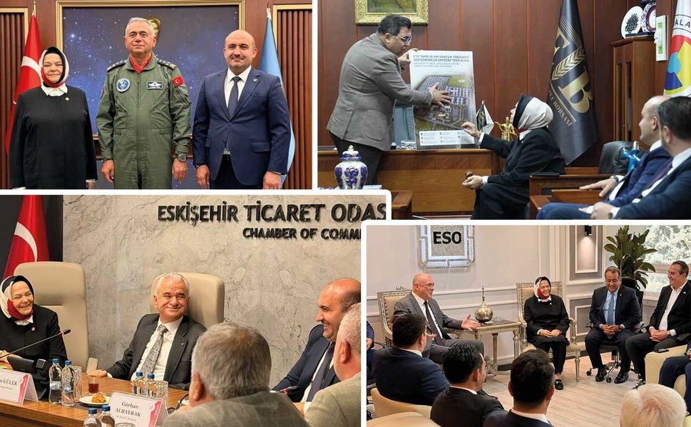 Ayşen Gürcan’dan Eskişehir’de önemli ziyaretler