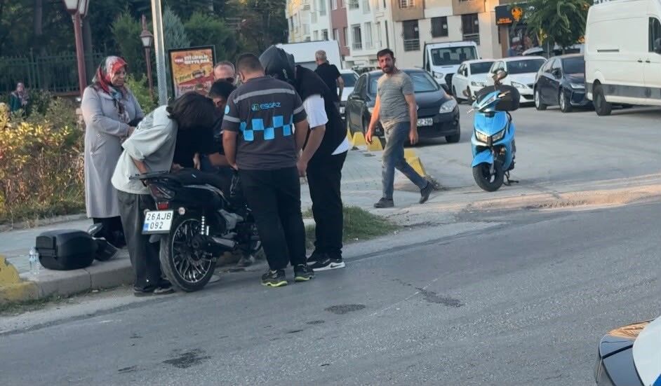 Eskişehir’de İki Motosiklet Çarpıştı 49 Yaşındaki Sürücü Yaralandı