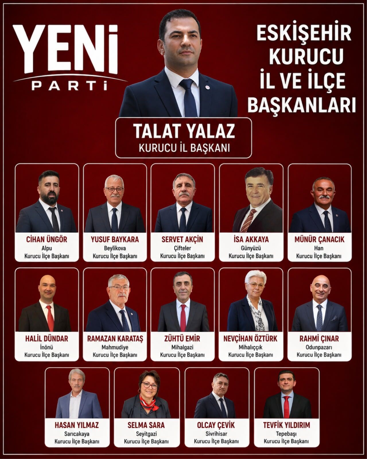 YENİ Parti Eskişehir’de Örgütlenmesini Hızlandırdı Kurucu İl ve İlçe Başkanları Göreve Başladı-1