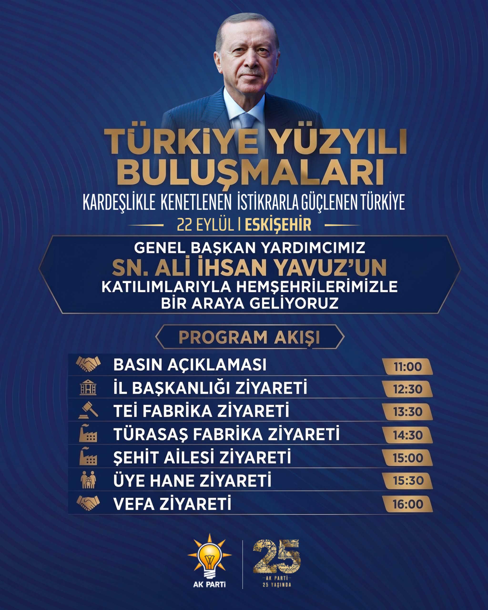 Ali Ihsan Yavuz Türkiye Yüzyılı Buluşmaları Eskişehir
