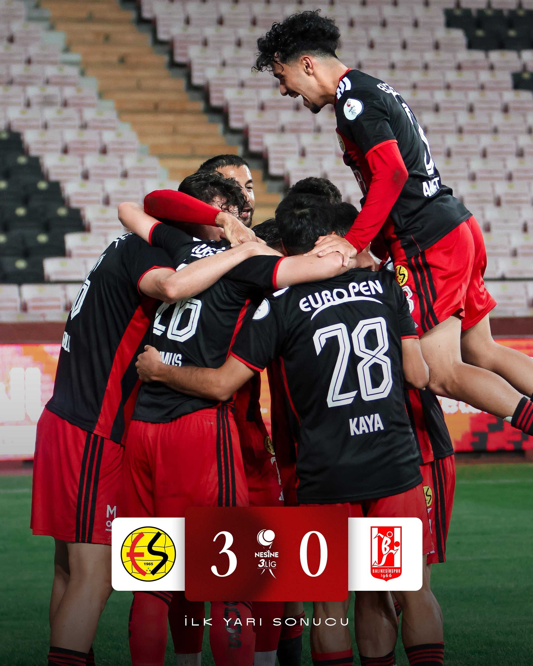 Eskişehirspor’dan Balıkesir Karşısında Gol Şov İlk Yarıda 3 Gol 222