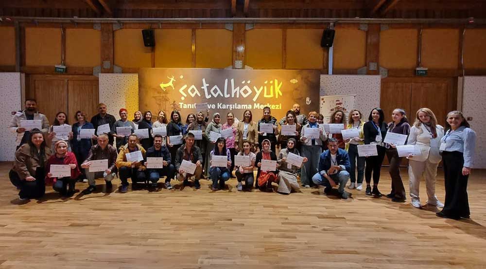 Anadolu Üniversitesi Projesinde 45 Öğretmen Çatalhöyük’te Buluştu 1