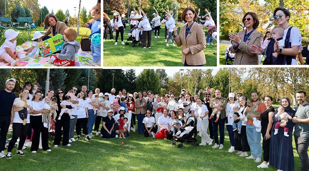 Ayşe Ünlüce annelerle Kentpark’ta buluştu: “Parklarımız herkese açık”