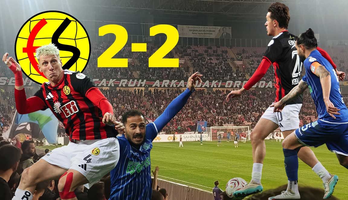 Eskişehirspor 2-2 Bursa Yıldırım: Kerem Baykuş’tan iki gol