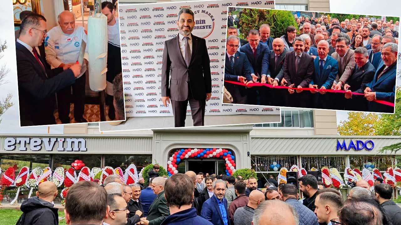 Servet Keskin’in ev sahipliğinde Etevim ve MADO’ya görkemli açılış